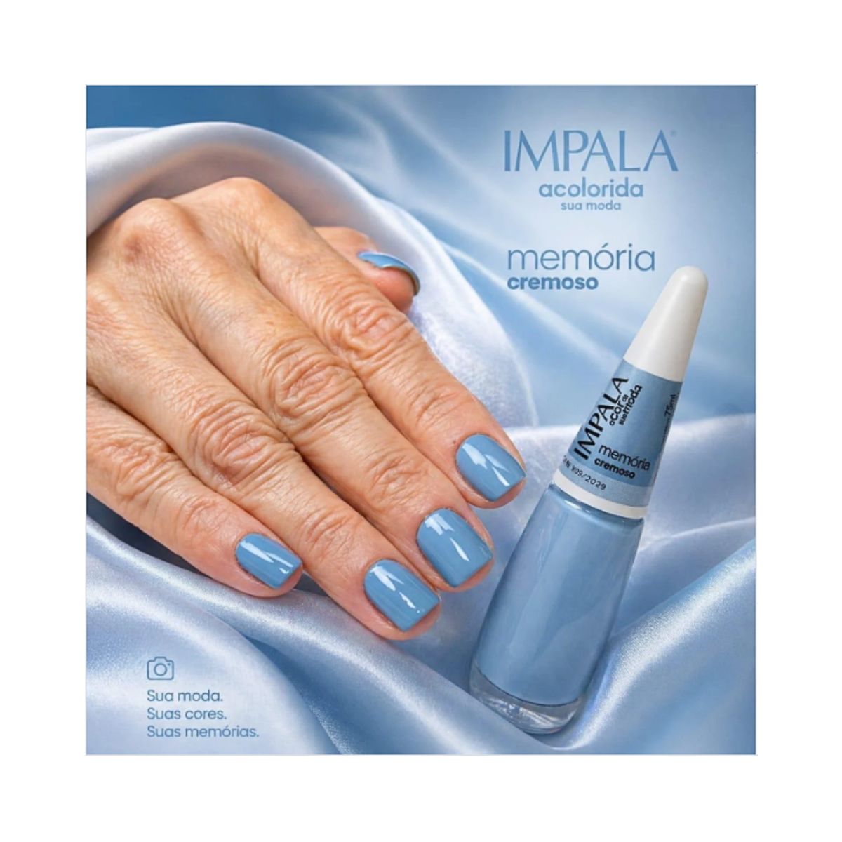 ESMALTE A COR DA MODA CREMOSO MEMORIA IMPALA 7,5ML