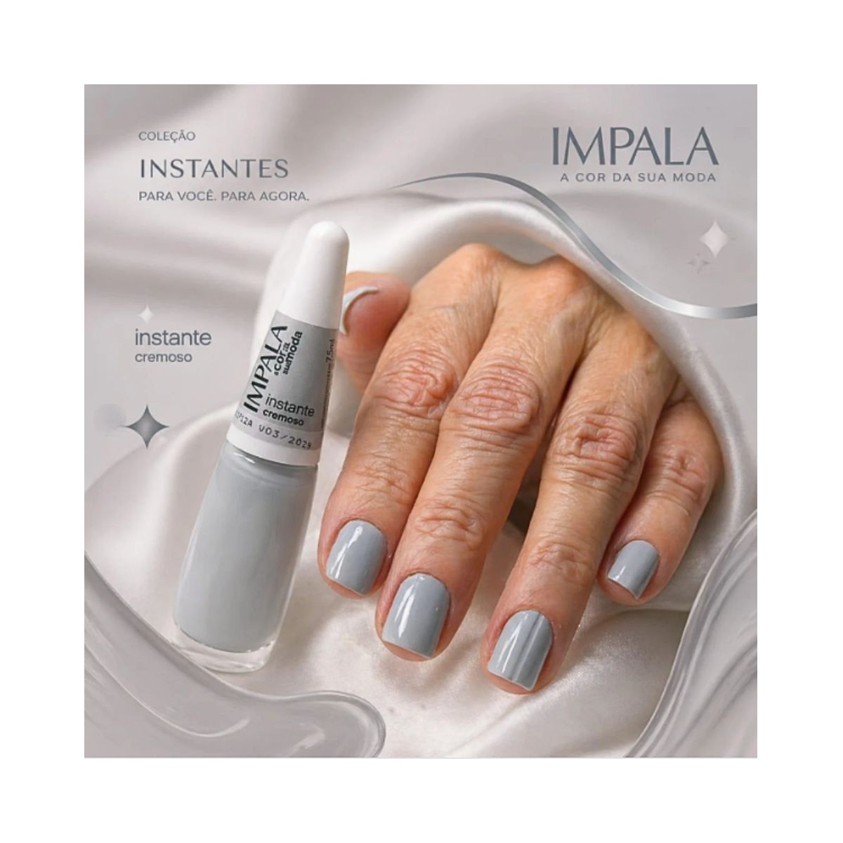 ESMALTE A COR DA MODA CREMOSO INSTANTE IMPALA 7,5ML