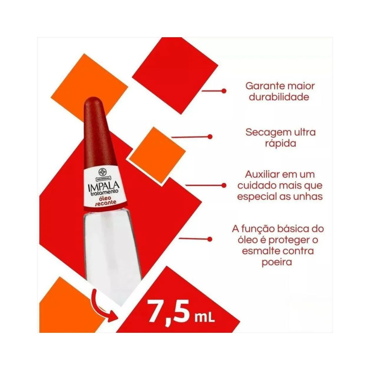 OLEO PARA CUTICULAS TRATAMENTO IMPALA 7,5ML
