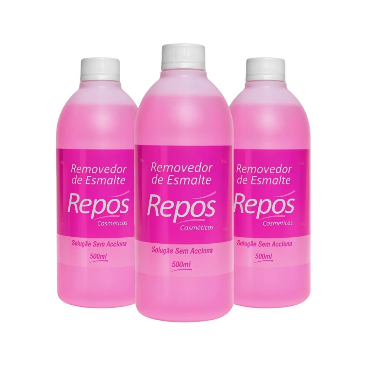 KIT REPOS 3 REMOVEDORES SEM ACETONA 500ML