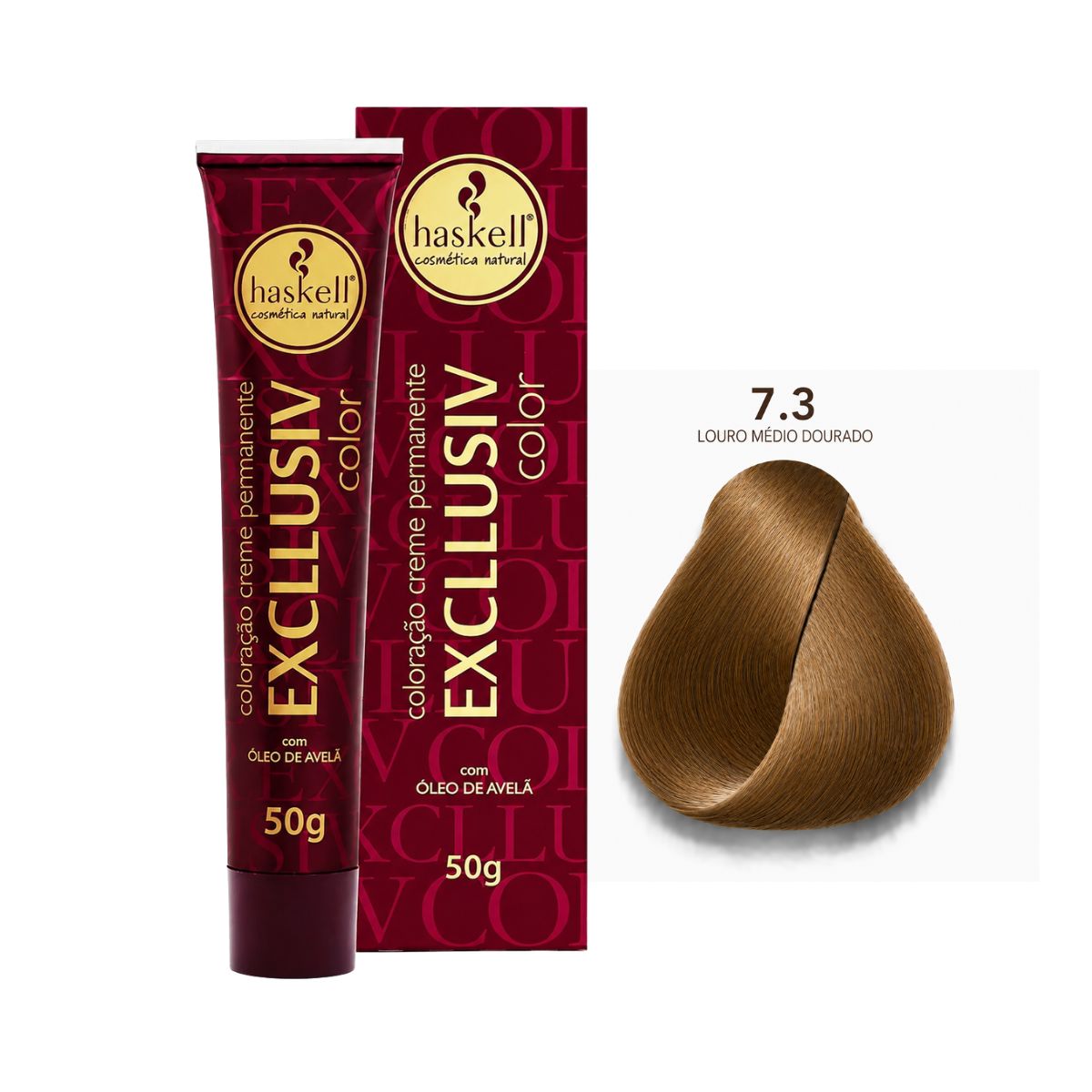COLORAÇÃO 7.3 LOURO MÉDIO DOURADO HASKELL