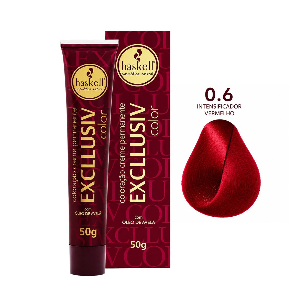 COLORAÇÃO 0.6 INTENSIFICADOR VERMELHO HASKELL