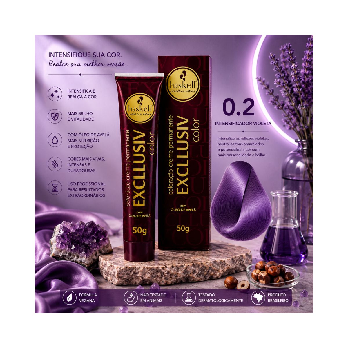 COLORAÇÃO 0.2 INTENSIFICADOR VIOLETA HASKELL