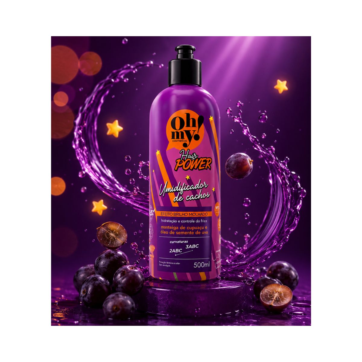 UMIDIFICADOR DE CACHOS OH MY HAIR POWER 500ML
