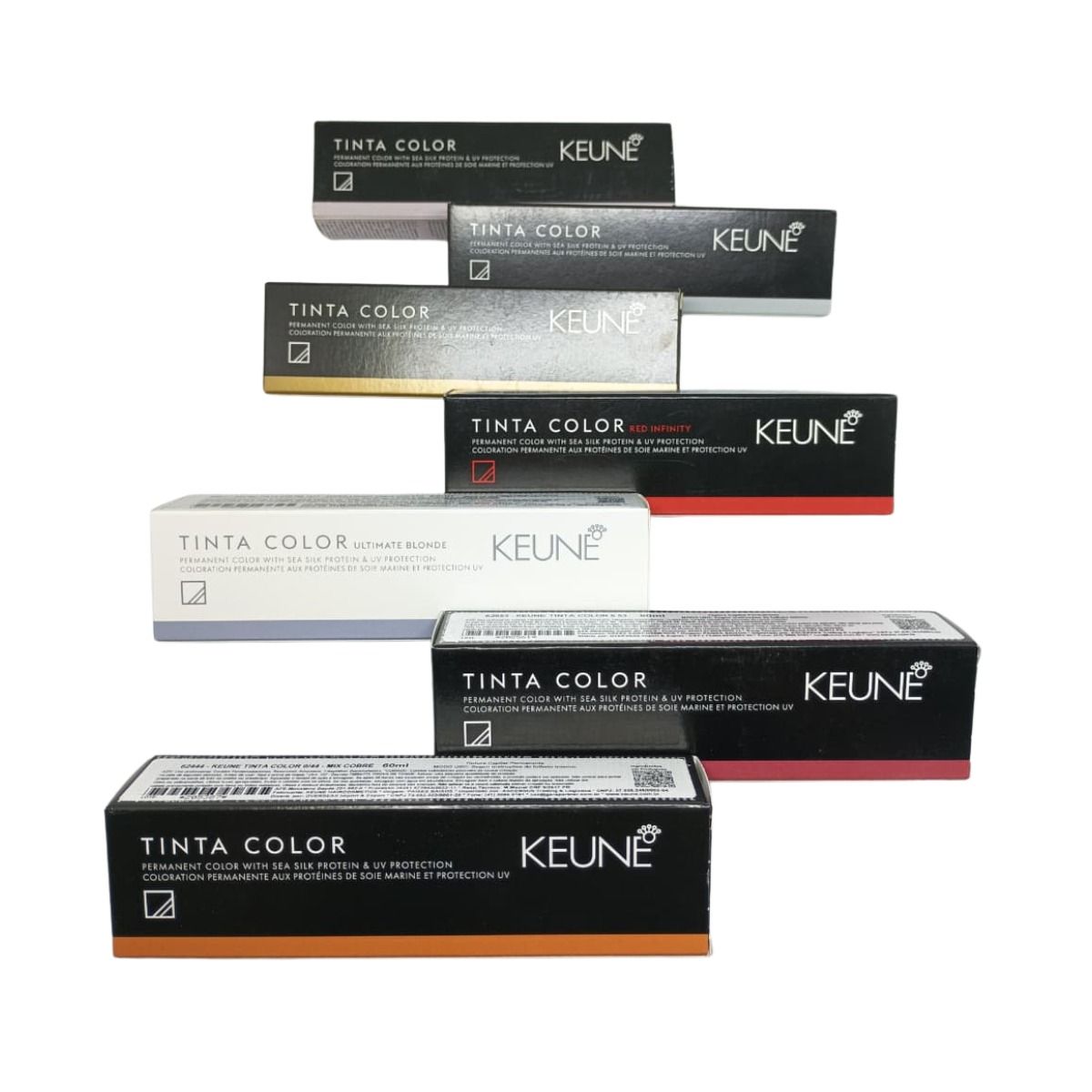 KIT 1 COLORAÇÃO TINTA COLOR 7 LOURO MÉDIO KEUNE 60ML + OX TINTA DEVELOPER 6% 20