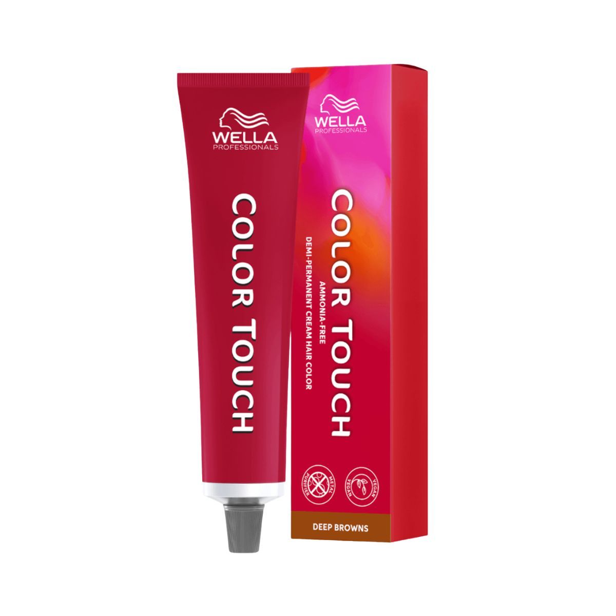 KIT 1 TONALIZANTE COLOR TOUCH 5/71 CASTANHO CLARO MARROM ACINZENTADO WELLA + EMU