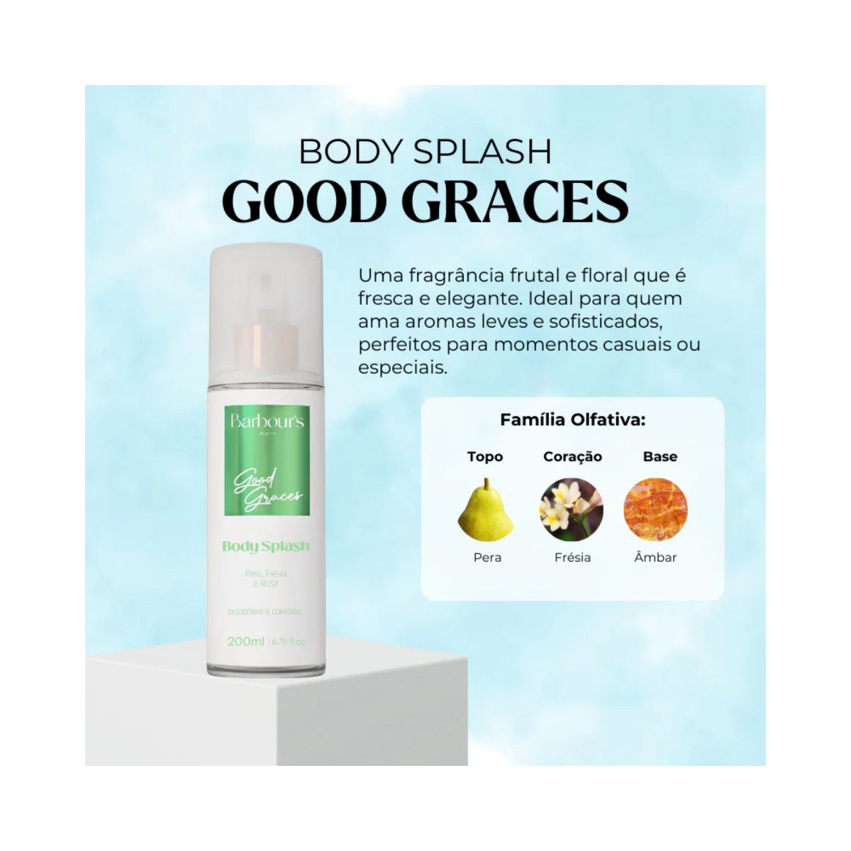 BODY SPLASH GOOD GRACES BARBOURS 200ML