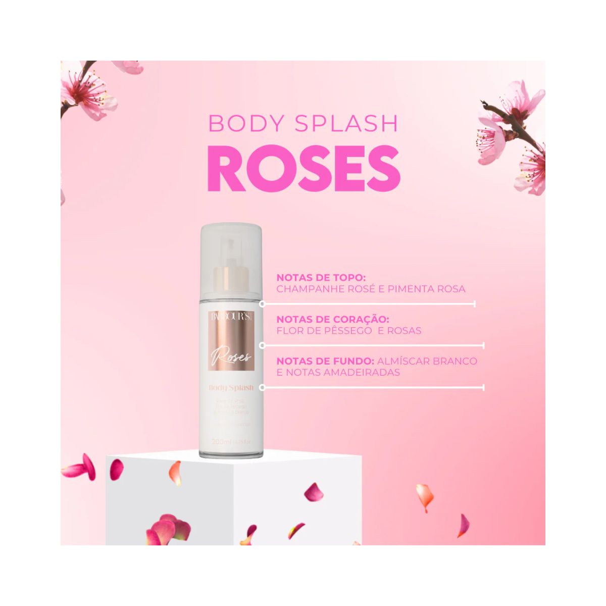 BODY SPLASH ROSES BARBOURS 200ML