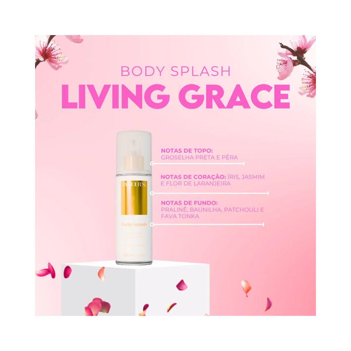 BODY SPLASH LIVING GRACE BARBOURS 200ML