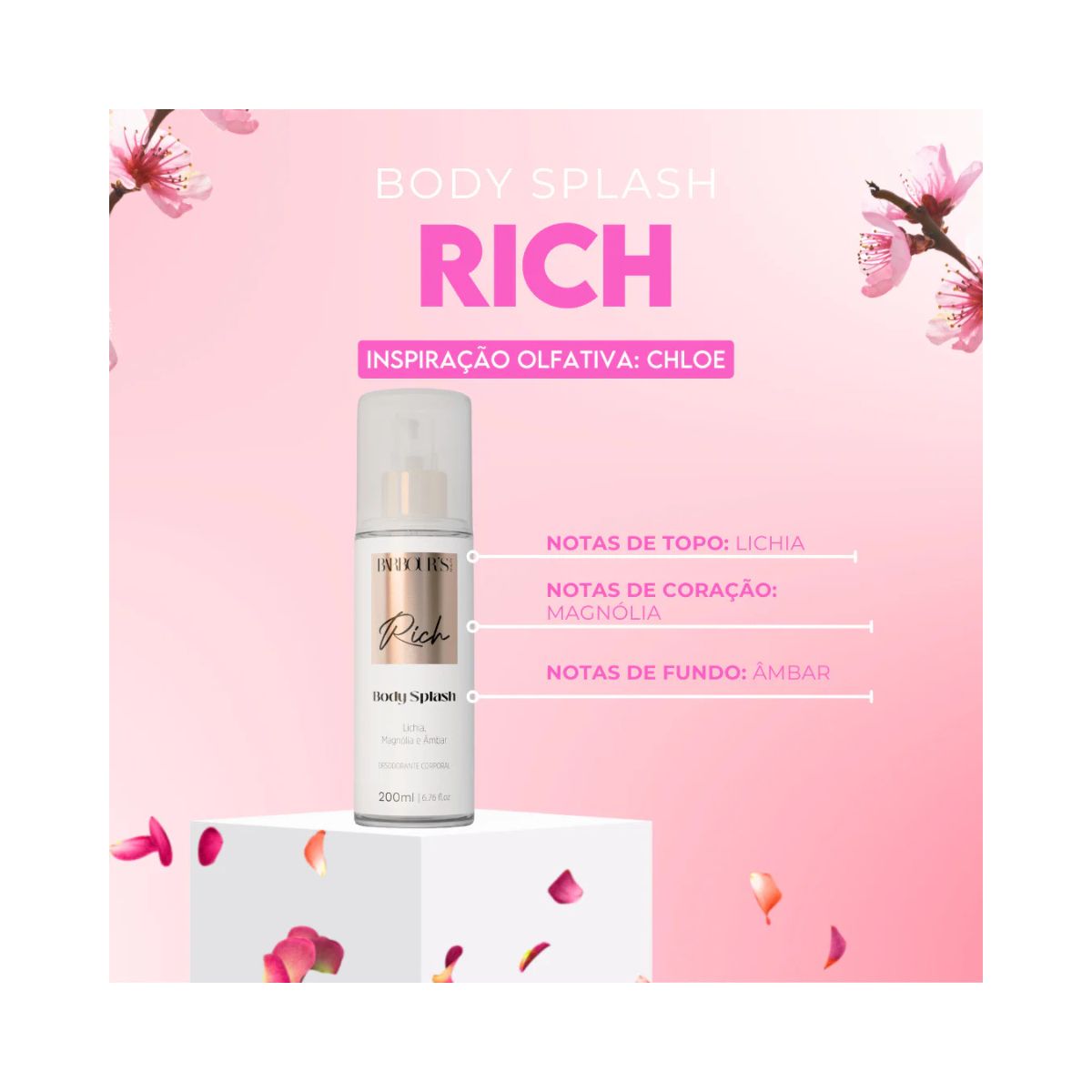 BODY SPLASH RICH BARBOURS 200ML