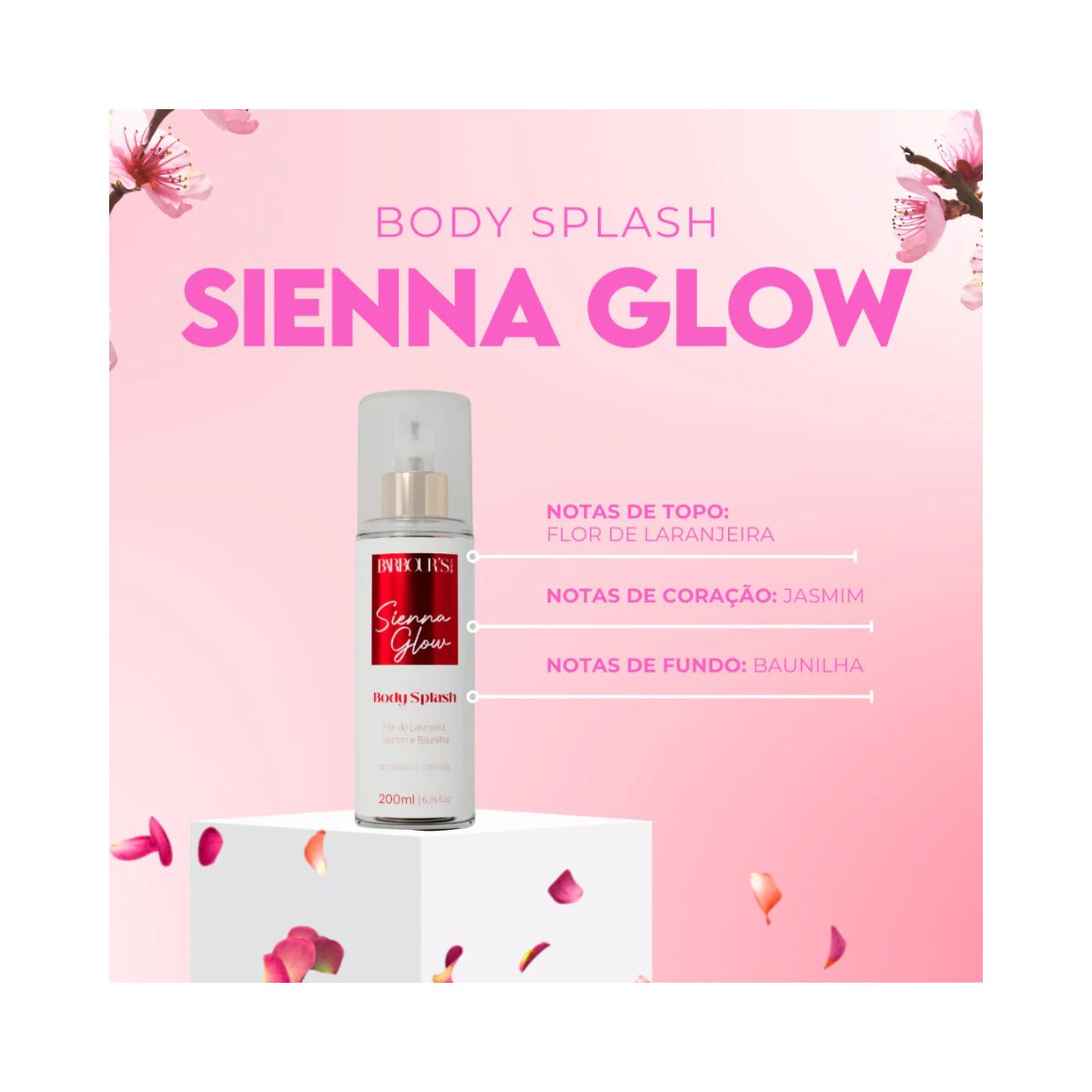 BODY SPLASH SIENNA GLOW BARBOURS 200ML