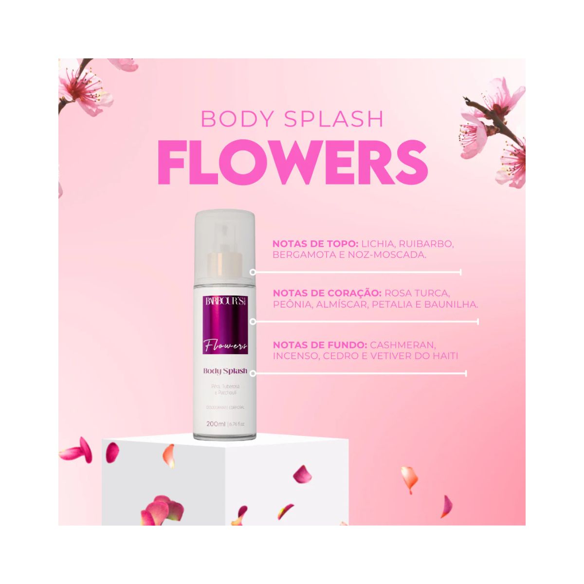 BODY SPLASH FLOWERS BARBOURS 200ML