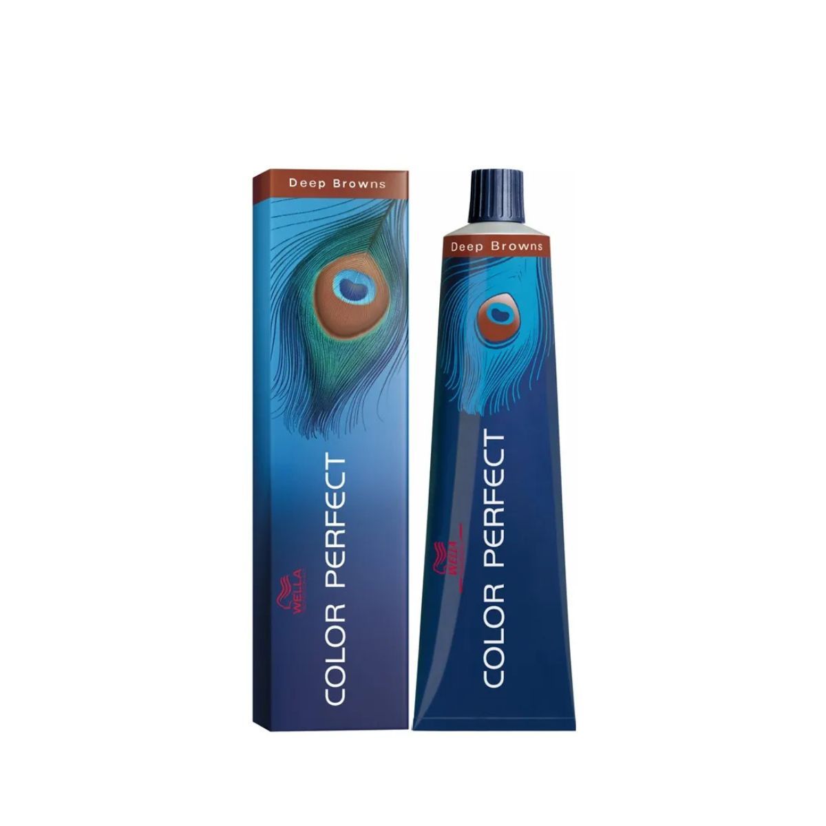 KIT COLOR PERFECT 5.77 CASTANHO CLARO MARROM INT 60G + OX WELLOXON 20VOL 60ML