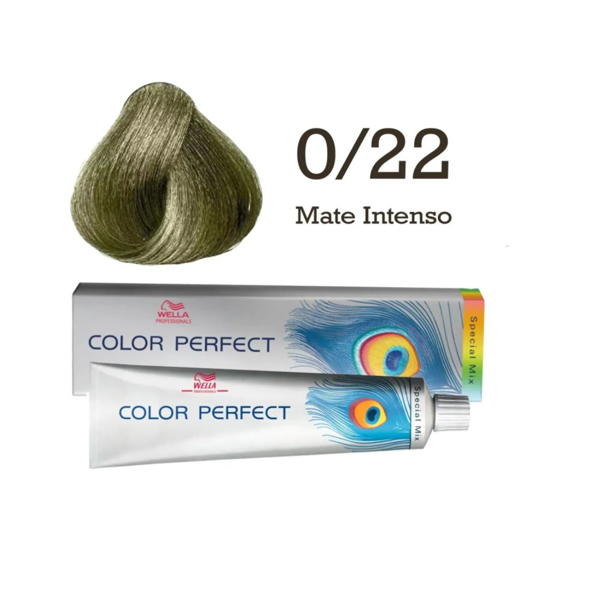 KIT COLOR PERFECT 0.22 MATE INTENSO MATE WELLA 60G + OX WELLOXON 20VOL 60ML
