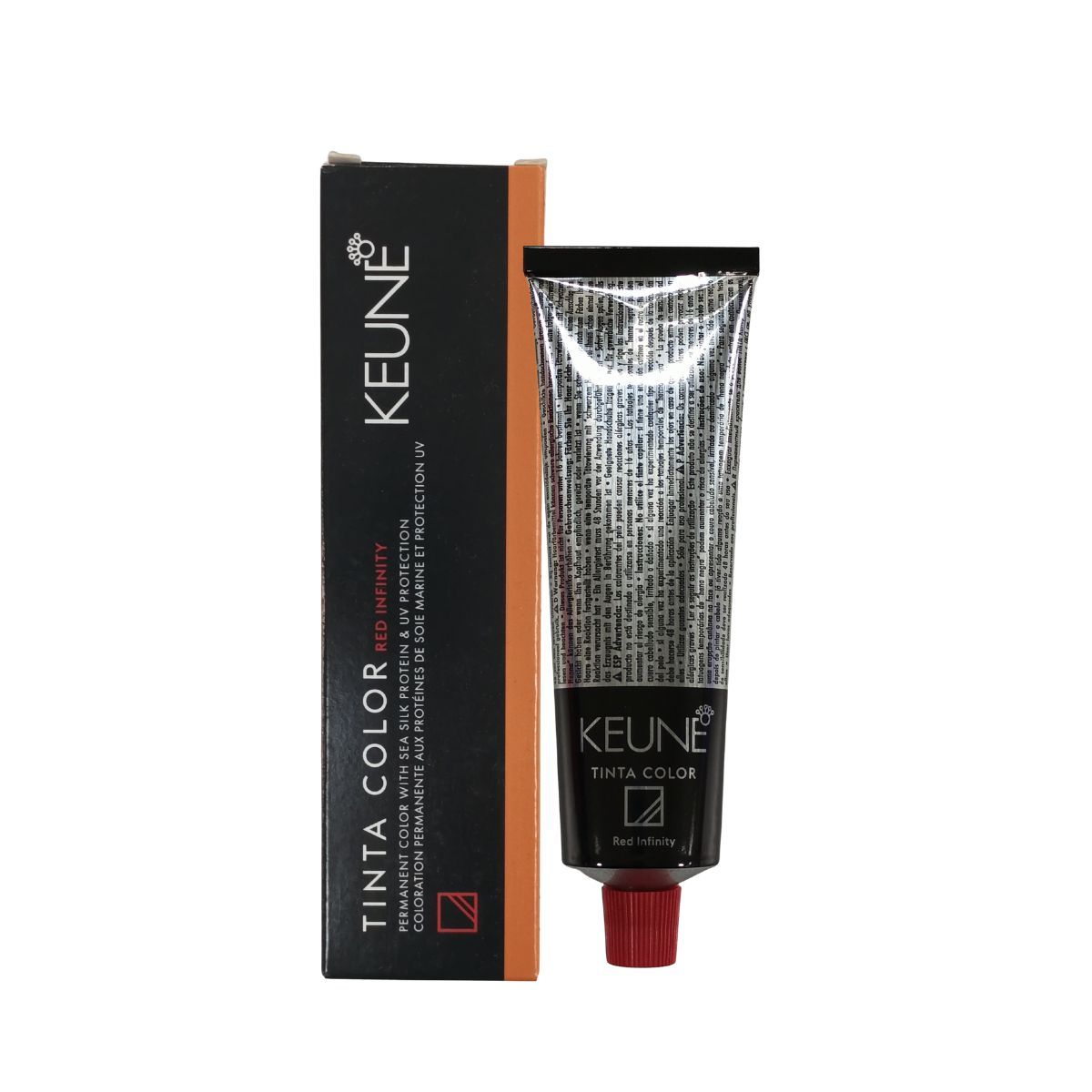 KIT 1 COLORAÇÃO TINTA COLOR RED INFINITY 7.46 RI LOURO MÉDIO COBRE KEUNE 60ML +