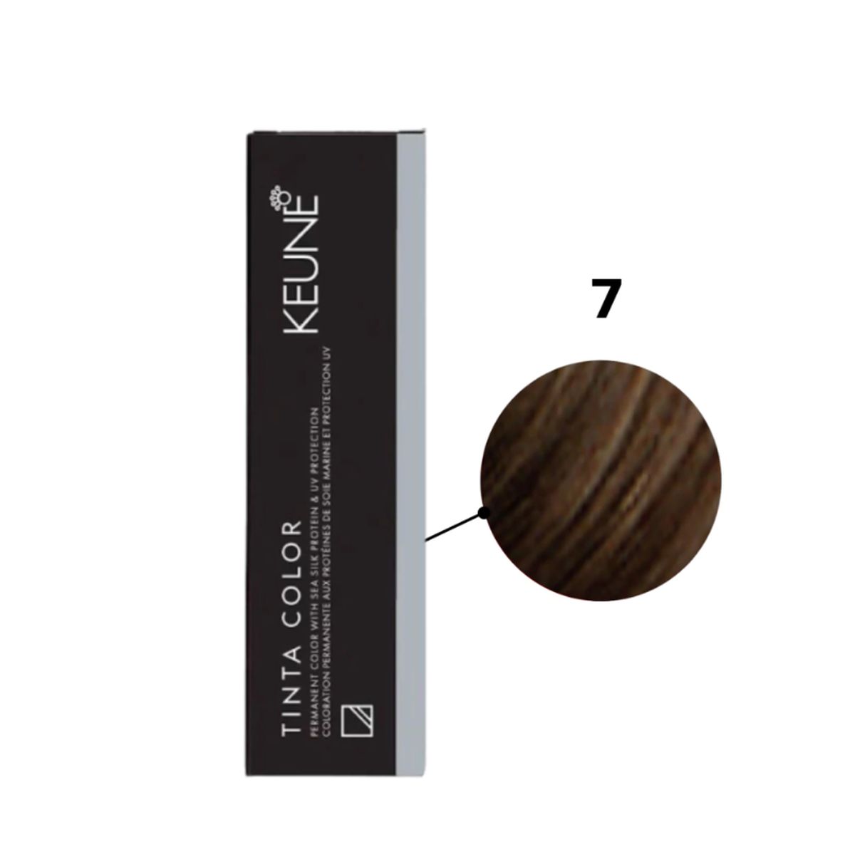 KIT 2 COLORAÇÃO 7 LOURO MÉDIO TINTA COLOR KEUNE + 2 OX DEVELOPER 20V