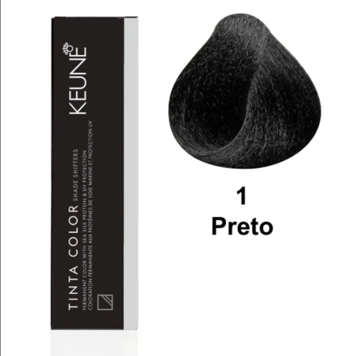 KIT 2 COLORAÇÃO TINTA COLOR 1.0 PRETO KEUNE + 2 OX DEVELOPER 20V