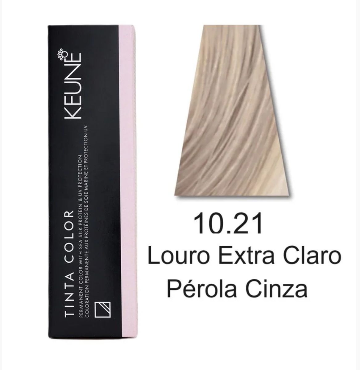 KIT 2 COLORAÇÃO TINTA COLOR 10.21 LOURO EXT CL PÉR CINZA KEUNE + 2 OX DEVELOPER
