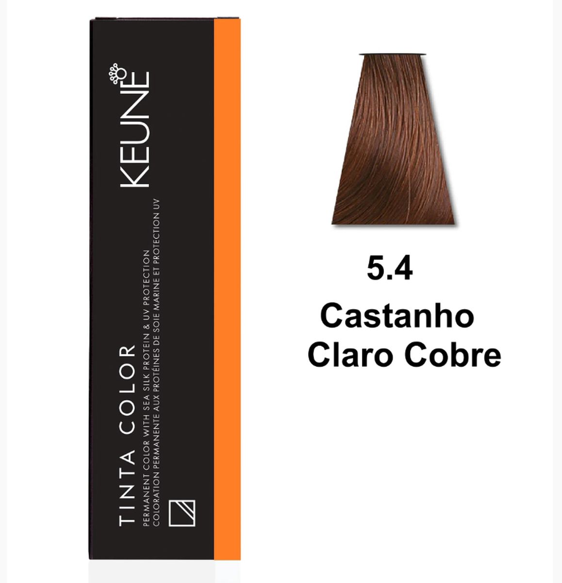KIT 2 COLORAÇÃO TINTA COLOR 5.4 CASTANHO CL COBRE KEUNE + 2 OX DEVELOPER 20V