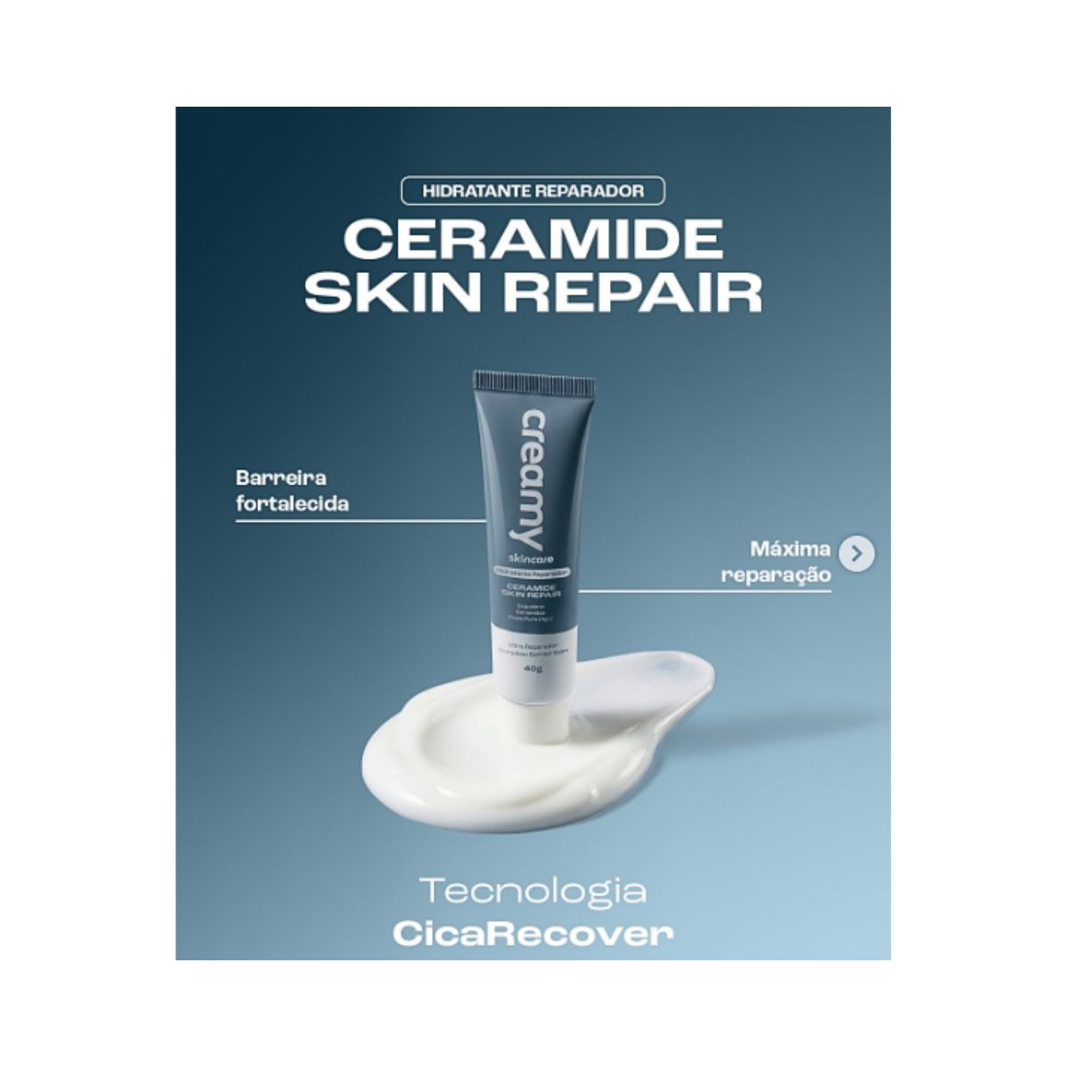 HIDRATANTE FACIAL CERAMIDE SKIN REPAIR CREAMY SKINCARE 40G
