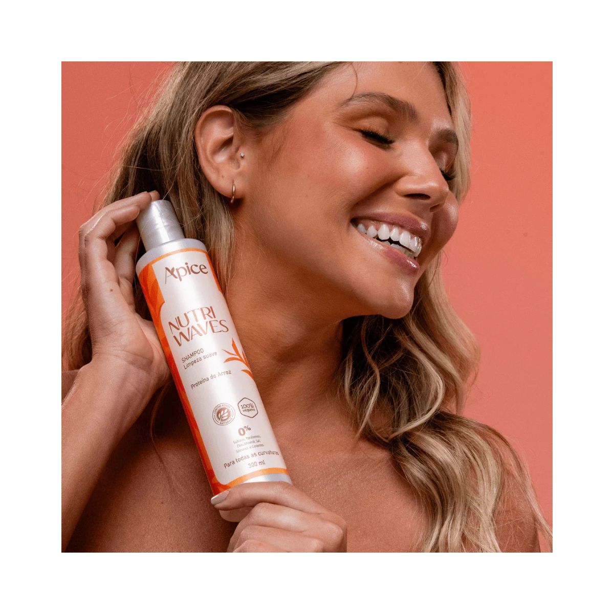 SHAMPOO NUTRI WAVES APICE 300ML