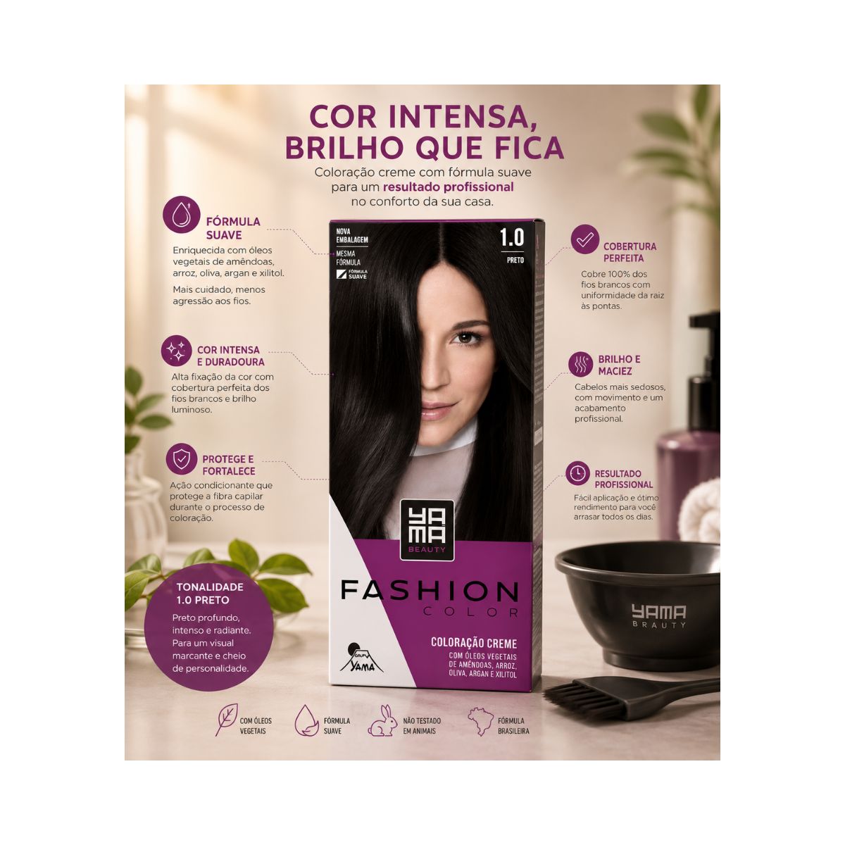 MINI KIT FASHION COLOR 1.0 PRETO YAMA