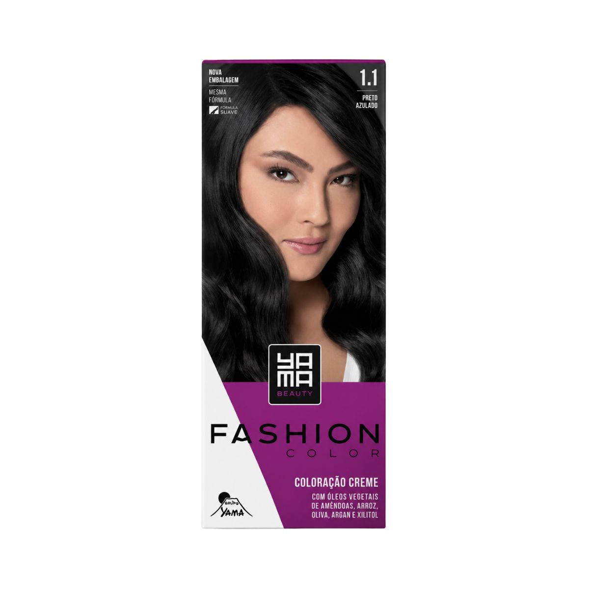 MINI KIT FASHION COLOR 1.1 PRETO AZULADO YAMA