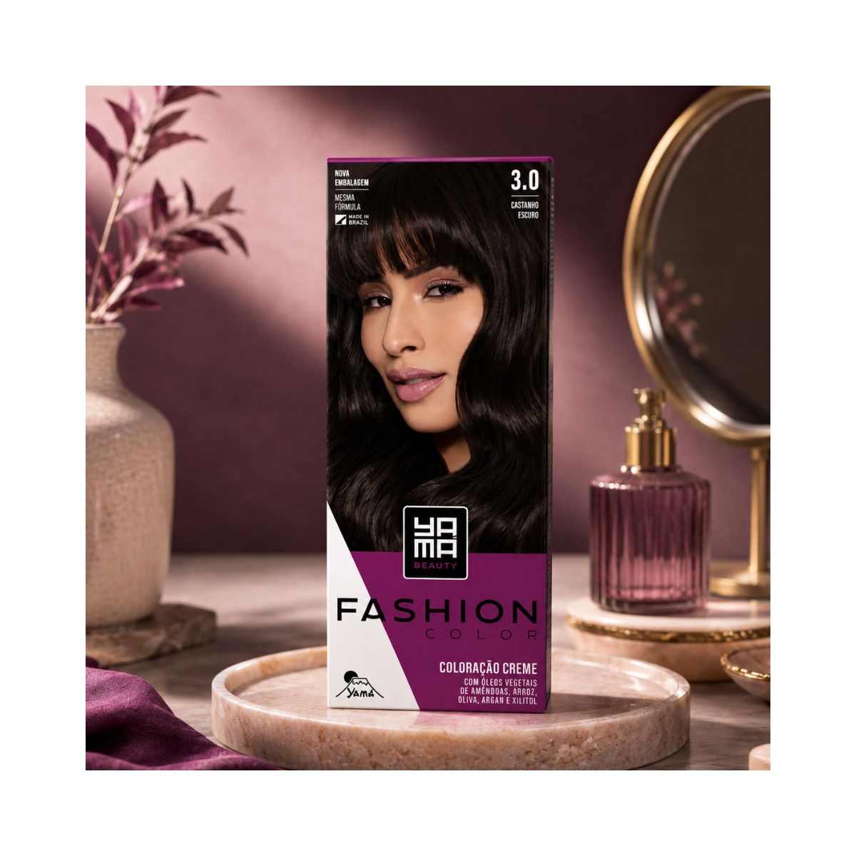 MINI KIT FASHION COLOR 3.0 CASTANHO ESCURO YAMA