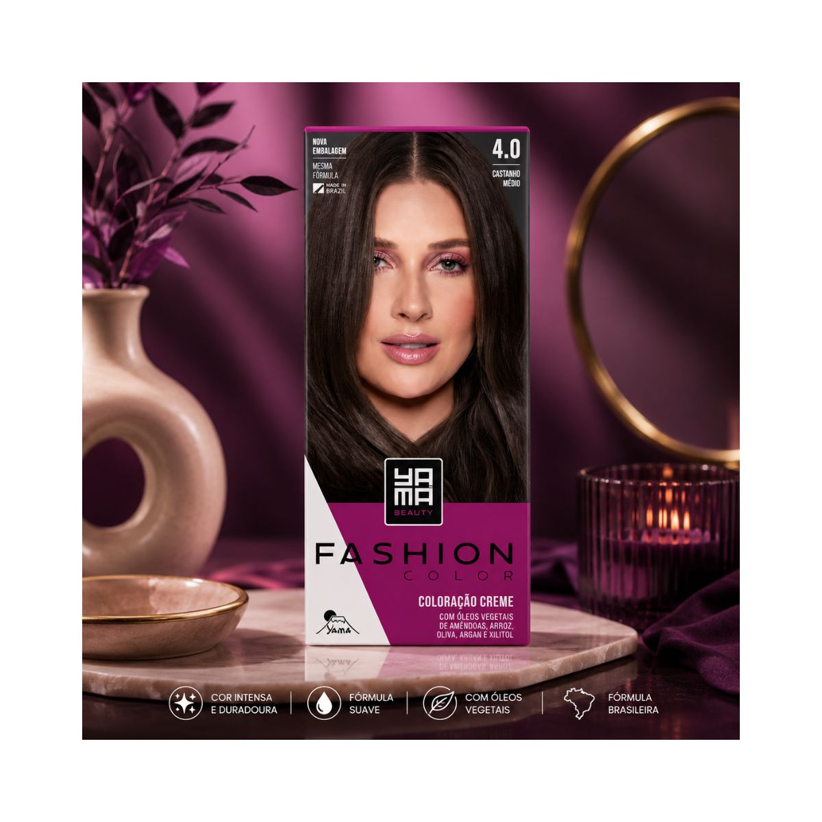 MINI KIT FASHION COLOR 4.0 CASTANHO MEDIO YAMA
