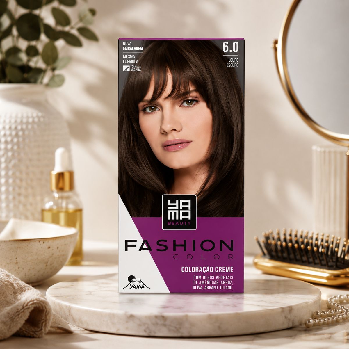 MINI KIT FASHION COLOR 6.0 LOURO ESCURO YAMA