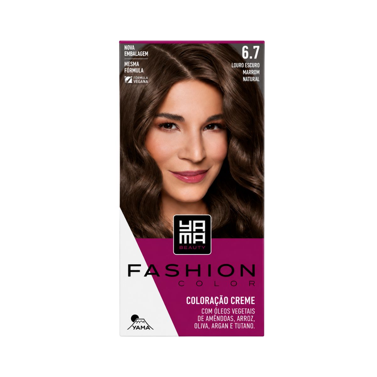MINI KIT FASHION COLOR 6.7 LOURO MARROM ESCURO YAMA