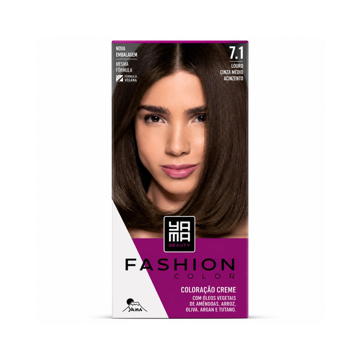 MINI KIT FASHION COLOR 7.1 LOURO MEDIO ACINZENTADO YAMA