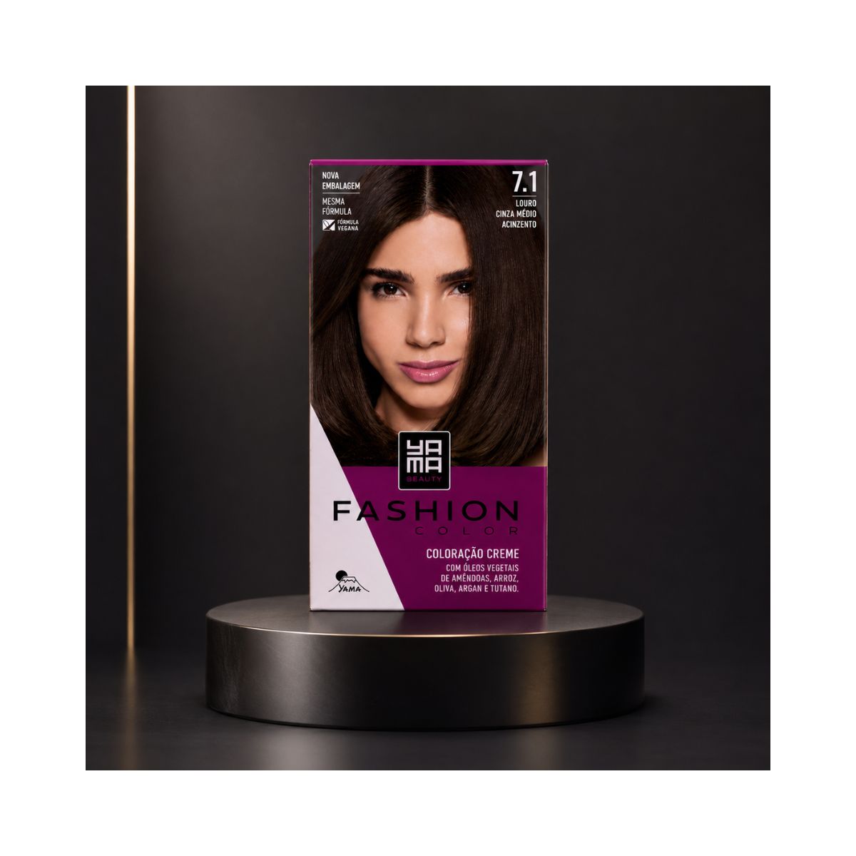MINI KIT FASHION COLOR 7.1 LOURO MEDIO ACINZENTADO YAMA