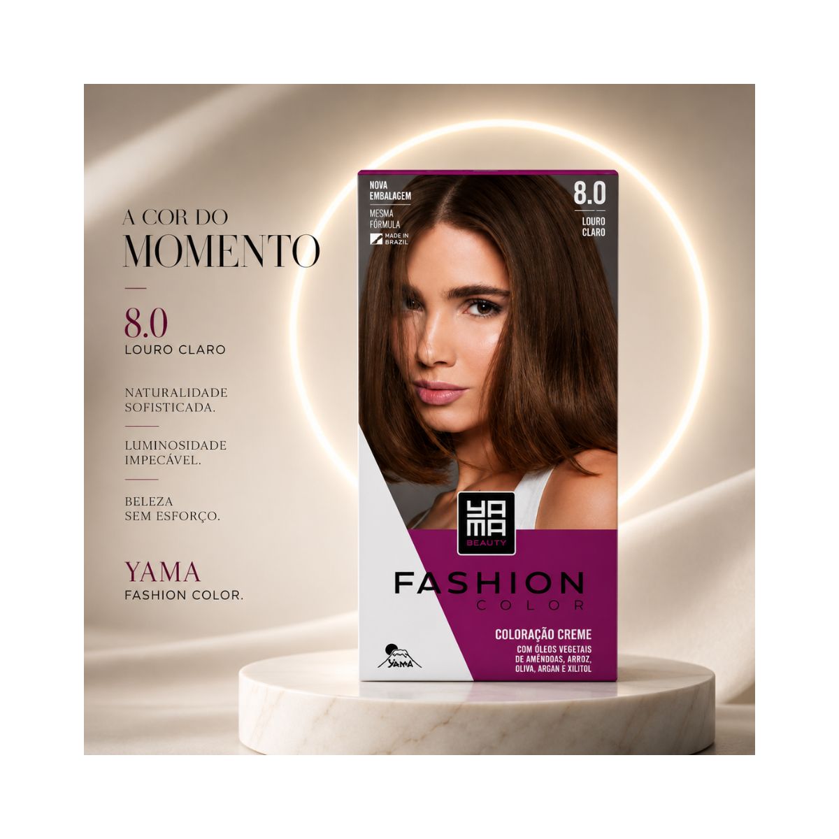 MINI KIT FASHION COLOR 8.0 LOURO CLARO YAMA