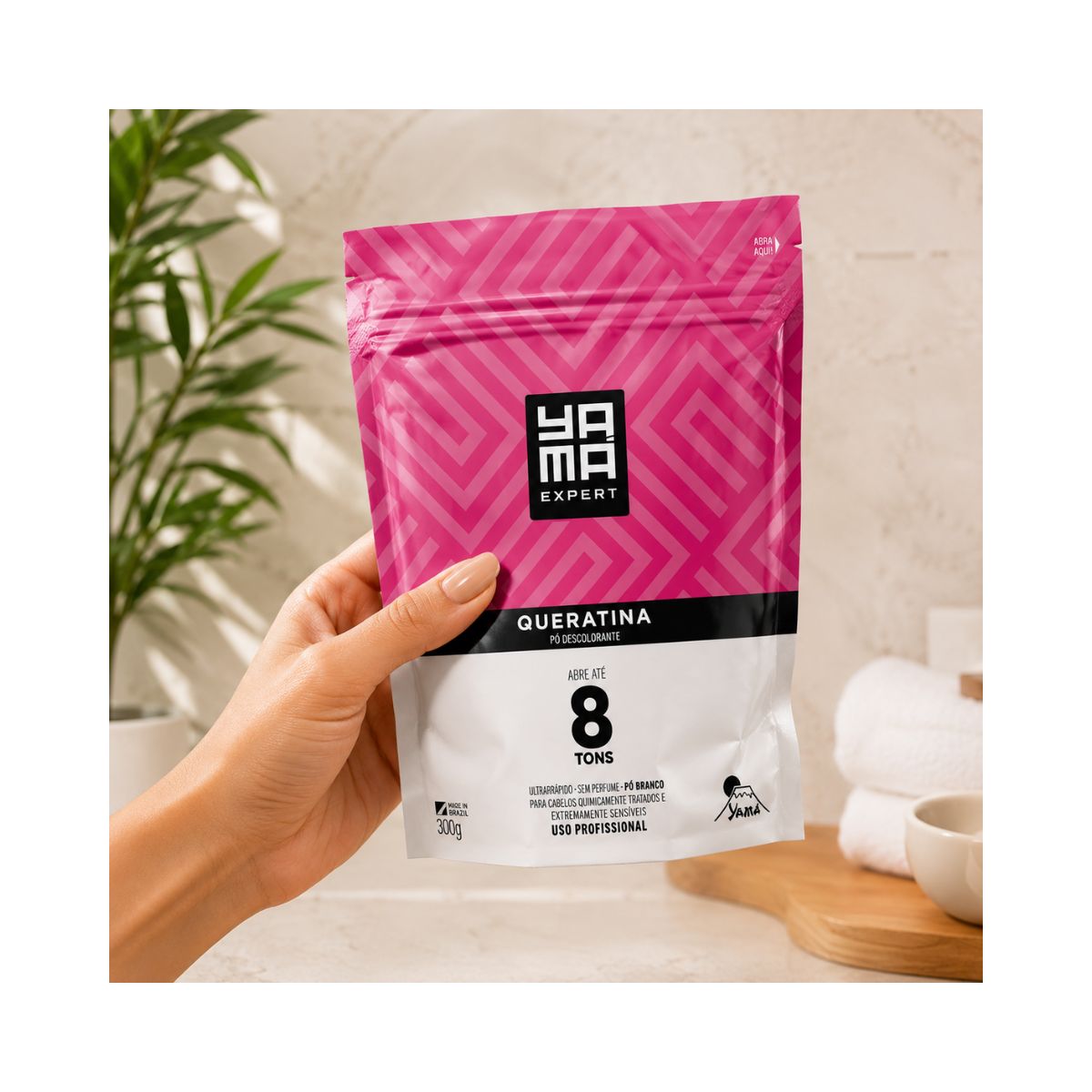 PÓ DESCOLARANTE QUERATINA REFIL YAMA 300G