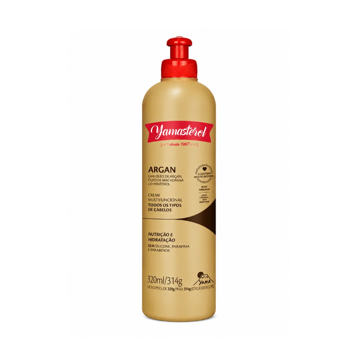 KIT YAMASTEROL ARGAN SHAMPOO E MULTIFUNCIONAL YAMA 320ML