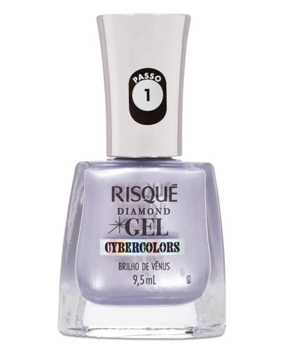 ESMALTE DIAMOND GEL EFEITO BRILHO DE VÊNUS RISQUE 9,5ML