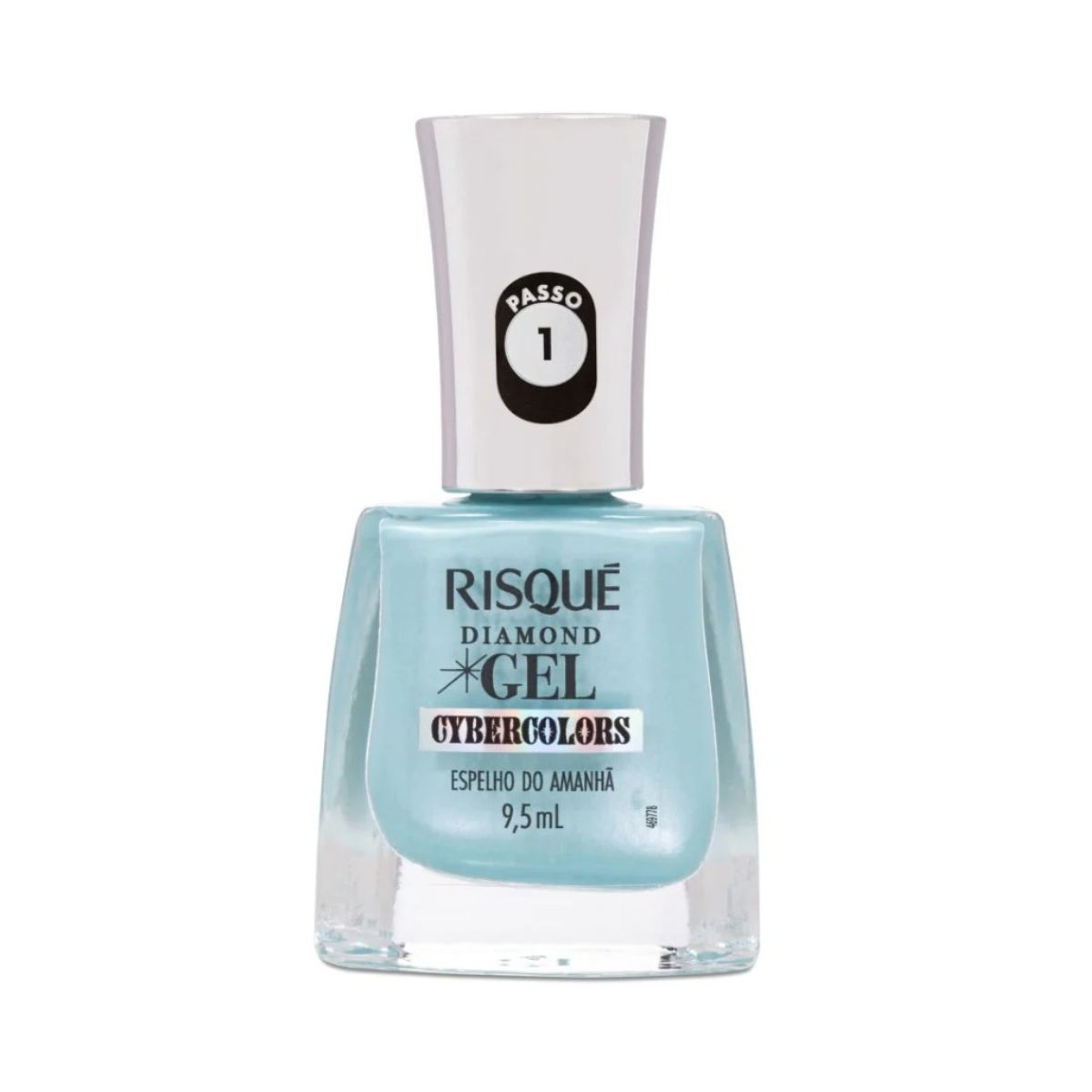 ESMALTE DIAMOND GEL EFEITO ESPELHO DO AMANHÃ CYBERCOLORS RISQUE 9,5ML
