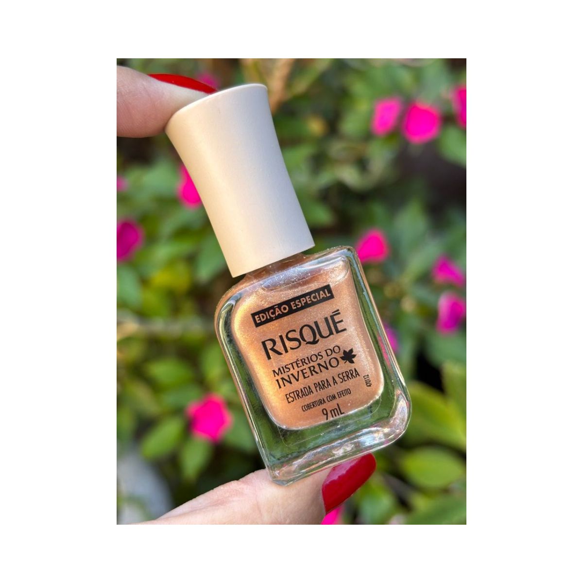 ESMALTE COBERTURA COM EFEITO ESTRADA PARA SERRA MISTÉRIOS DO INVERNO RISQUE 9ML