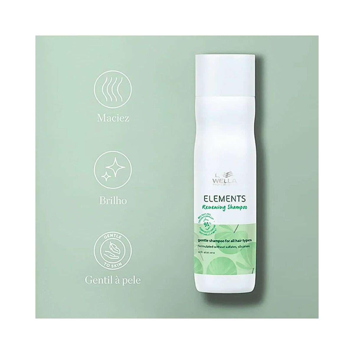SHAMPOO ELEMENTS RENEWING WELLA PROFISSIONALS 250ML