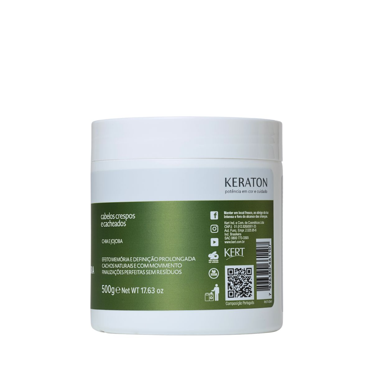 GELATINA MUITO + CACHOS KERATON KERT 500G