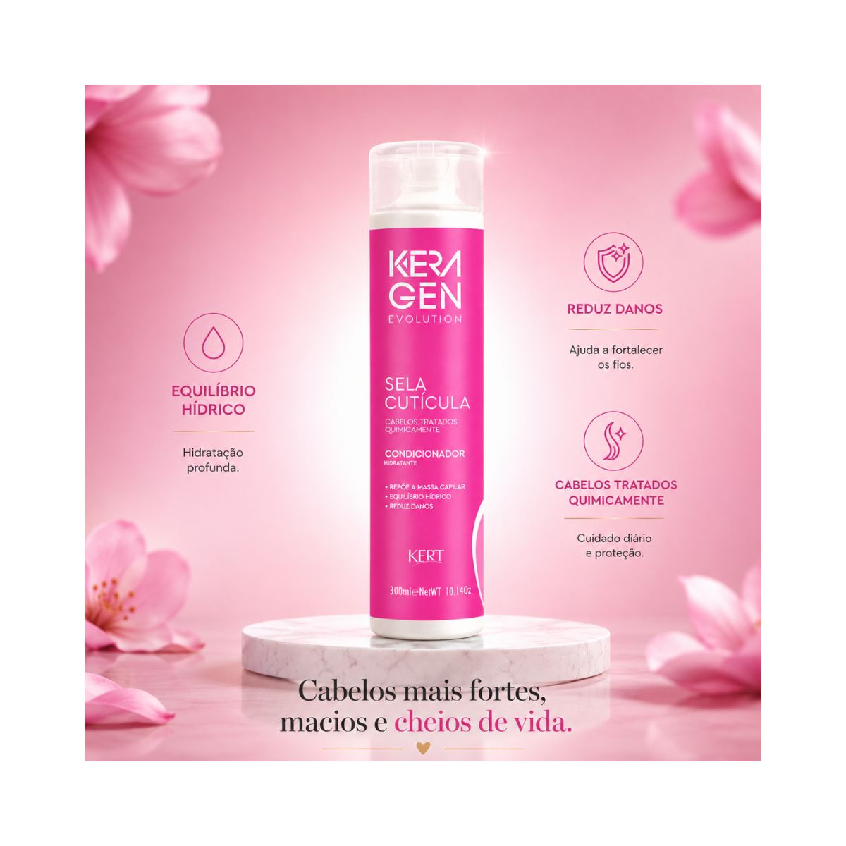 CONDICIONADOR SELA CUTICULA KERAGEN KERT 300ML