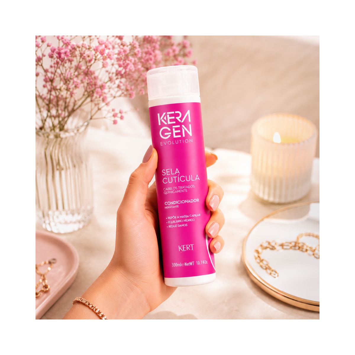 CONDICIONADOR SELA CUTICULA KERAGEN KERT 300ML