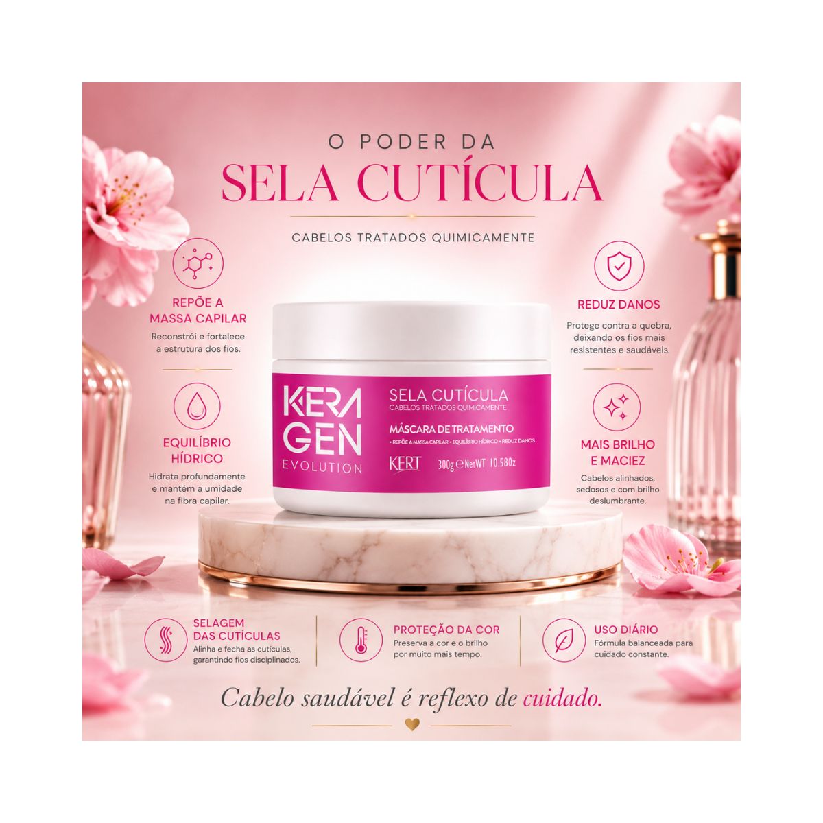 MÁSCARA SELA CUTICULA KERAGEN KERT 300G