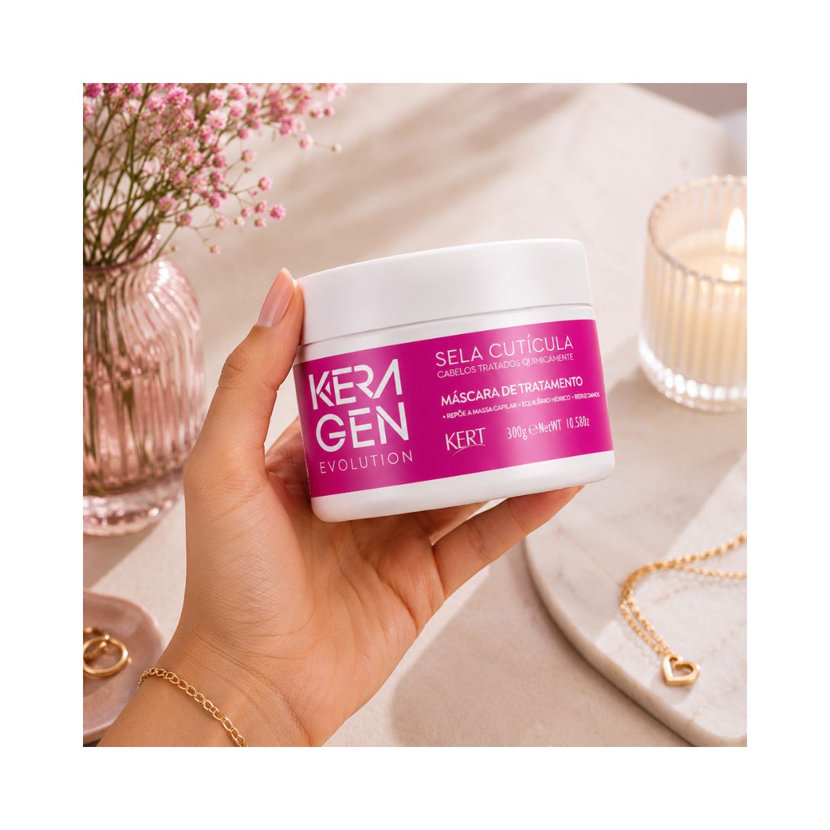 MÁSCARA SELA CUTICULA KERAGEN KERT 300G