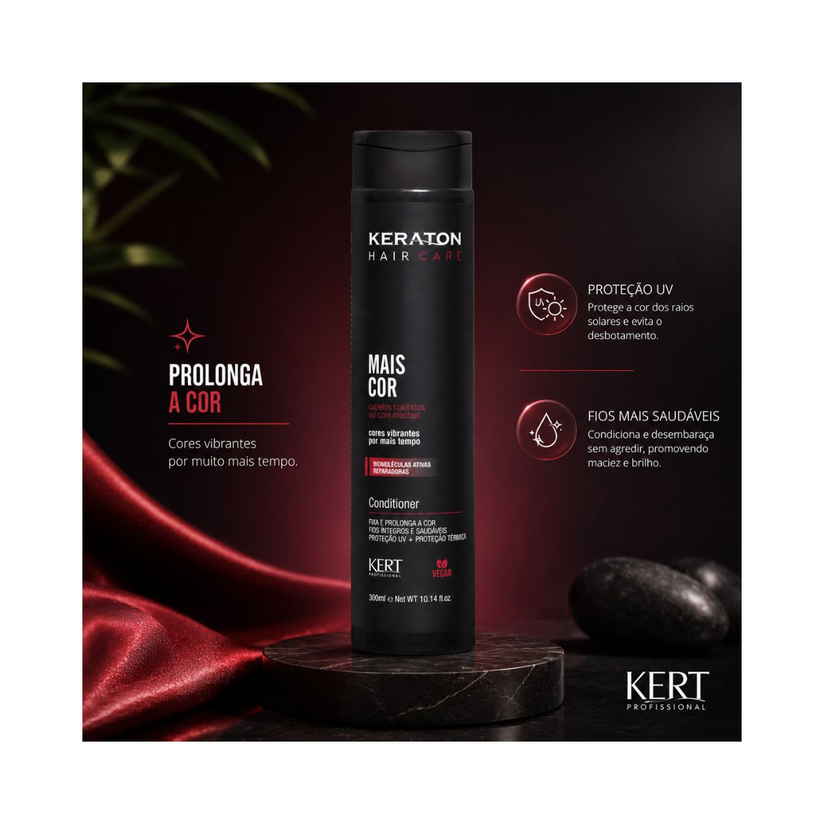 CONDICIONADOR MAIS COR KERATON KERT 300ML