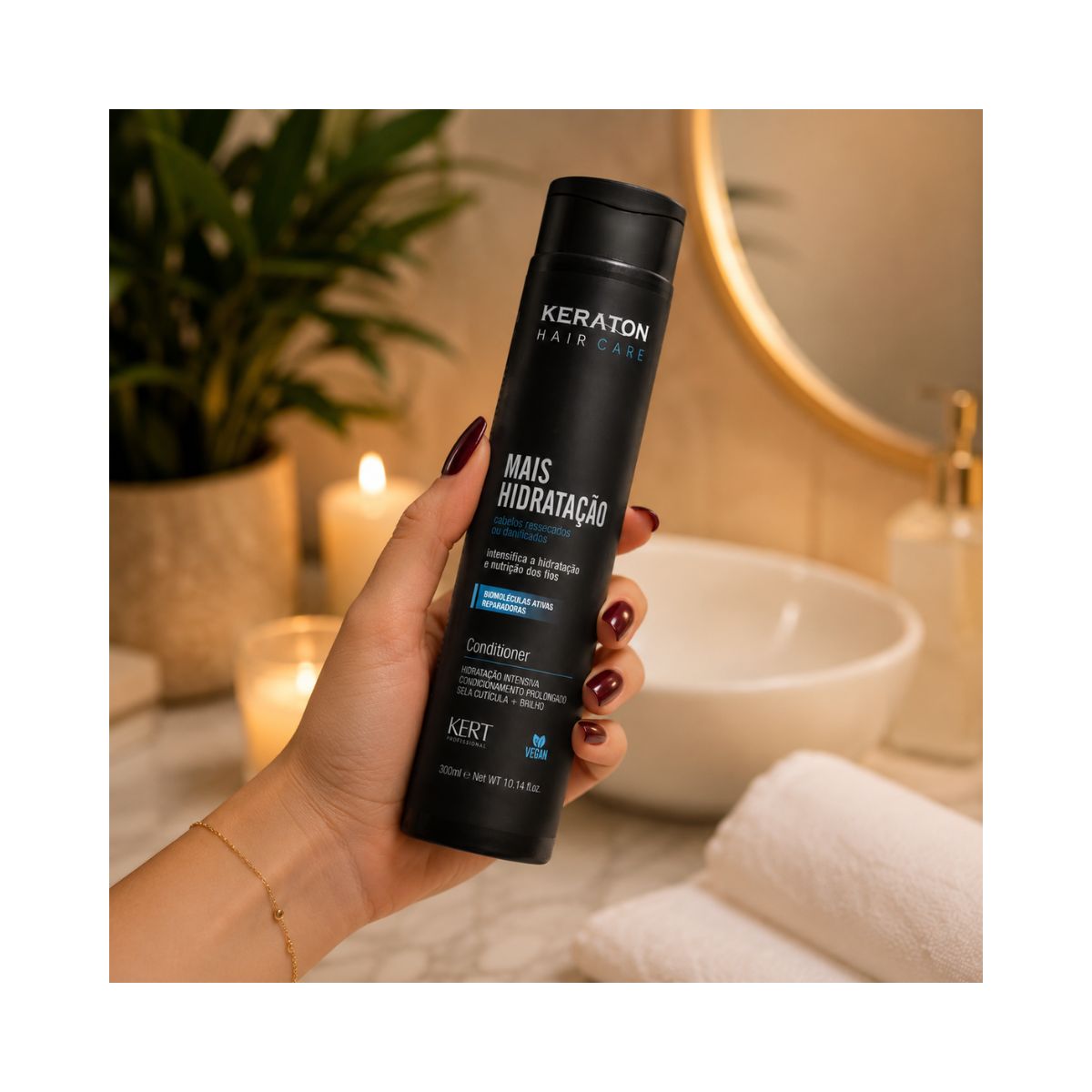CONDICIONADOR HIDRATAÇÃO KERATON KERT 300ML