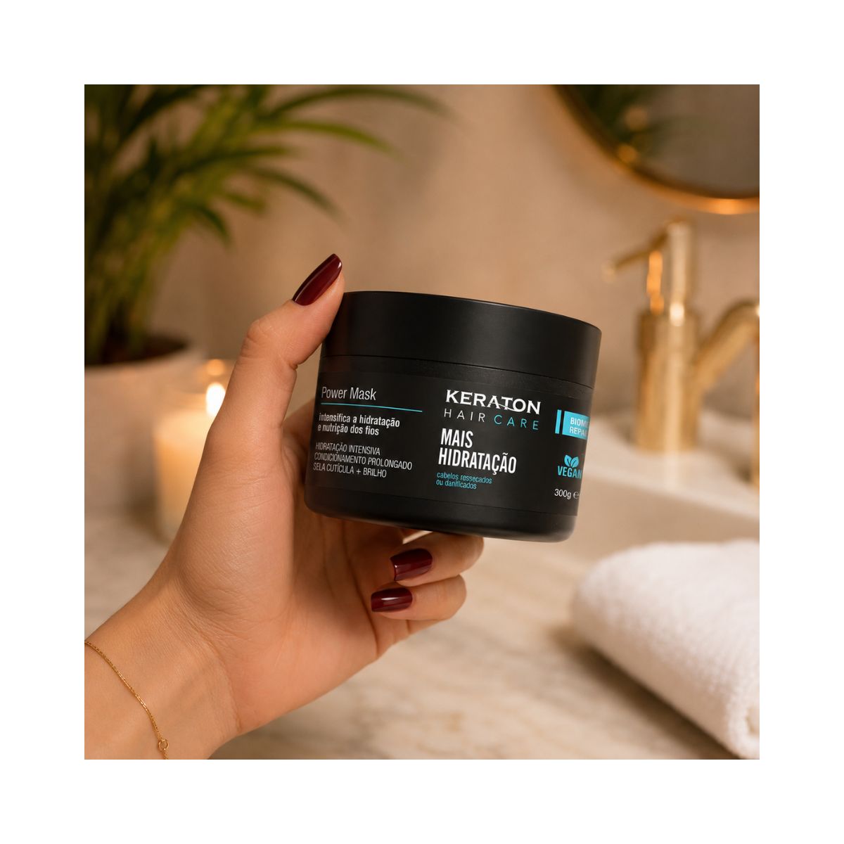 MÁSCARA MAIS HIDRATAÇÃO KERATON KERT 300G