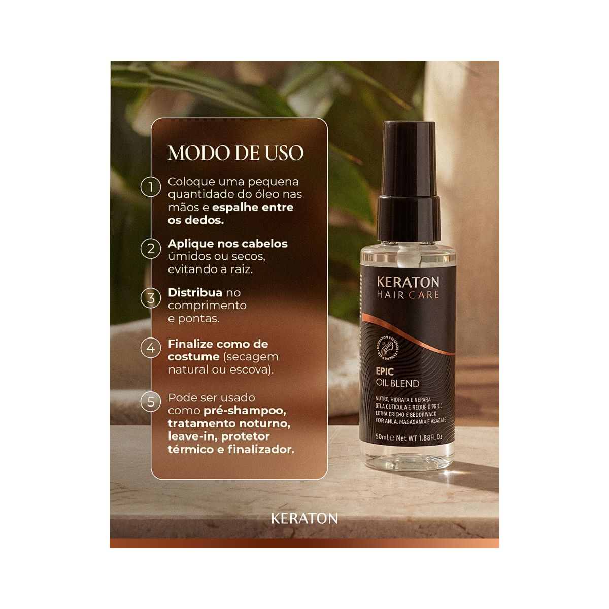 OIL BLEND EPIC KERATON KERT 50ML