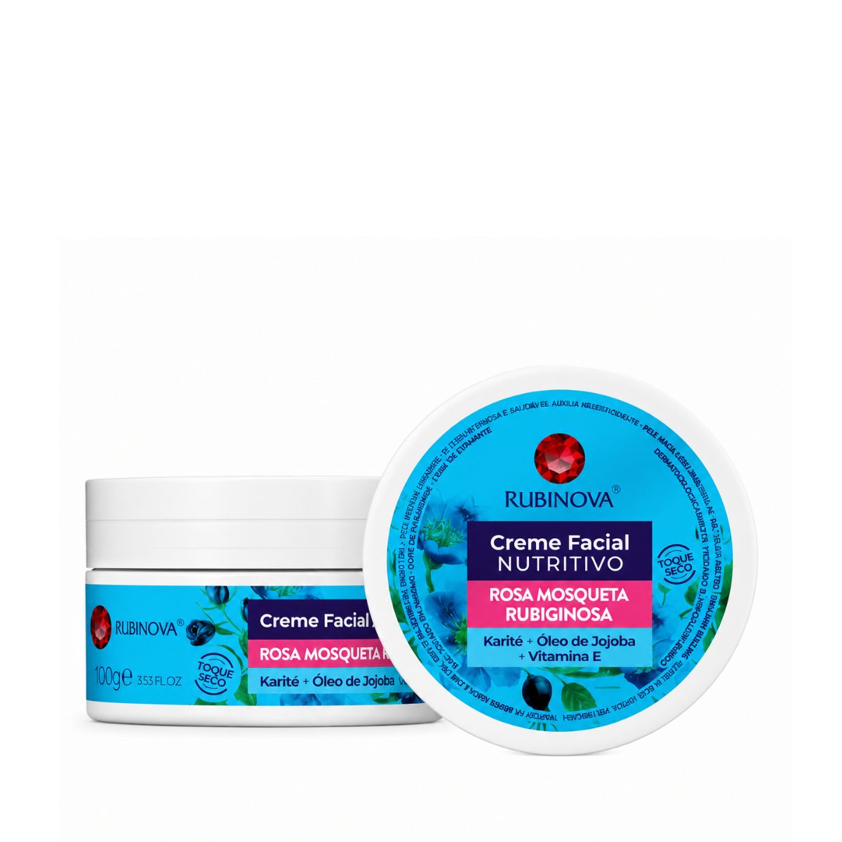 CREME FACIAL NUTRITIVO ROSA MOSQUETA RUBINOVA 100GR